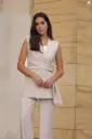 Chic Power Look Beige Two-Piece Set – Robin