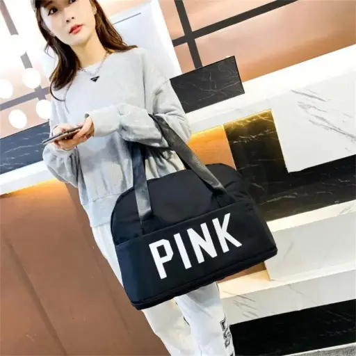 Power Pink Gym Bag – Carry Your Style & Strength